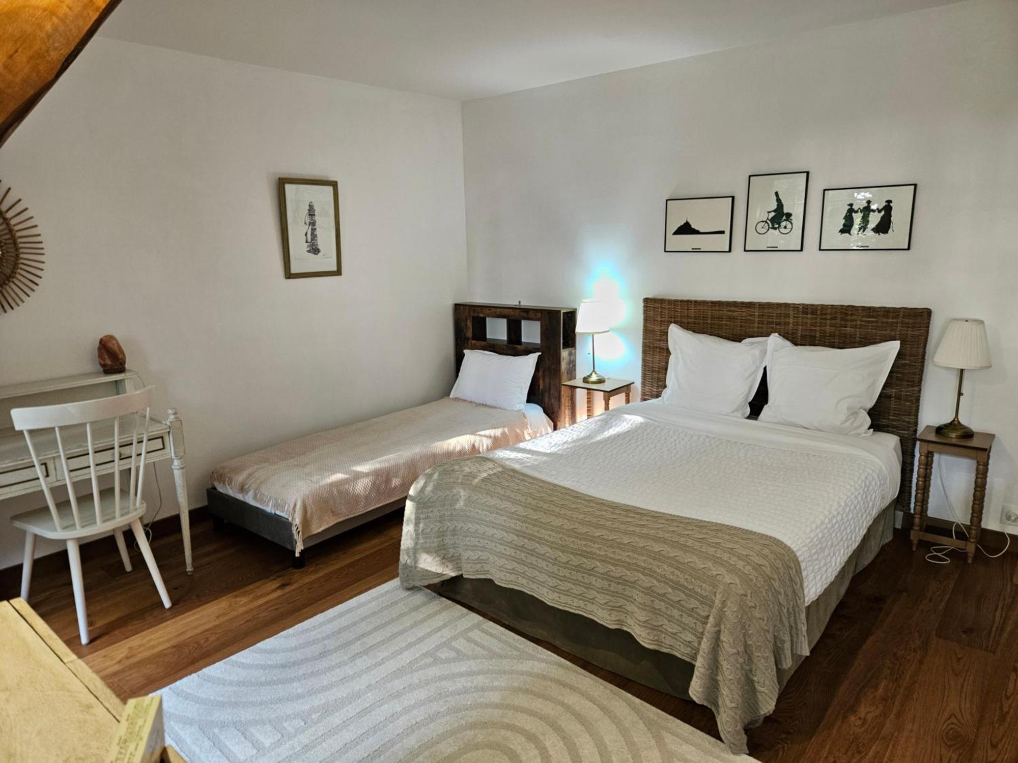 Bed And Breakfast Saultchevreuil, Au Mont Saint Michel วิลล์ดู-เลส์-ปัวล์ส ภายนอก รูปภาพ